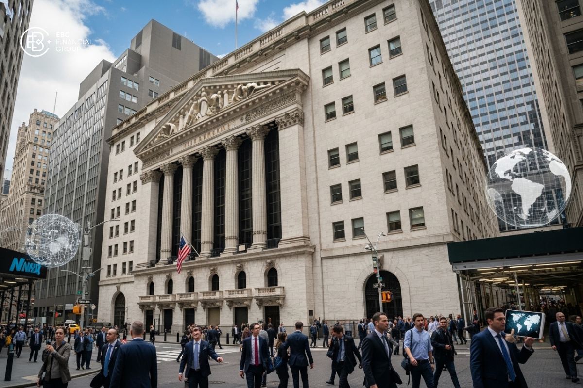 Các sàn chứng khoán Mỹ như NYSE, Nasdaq