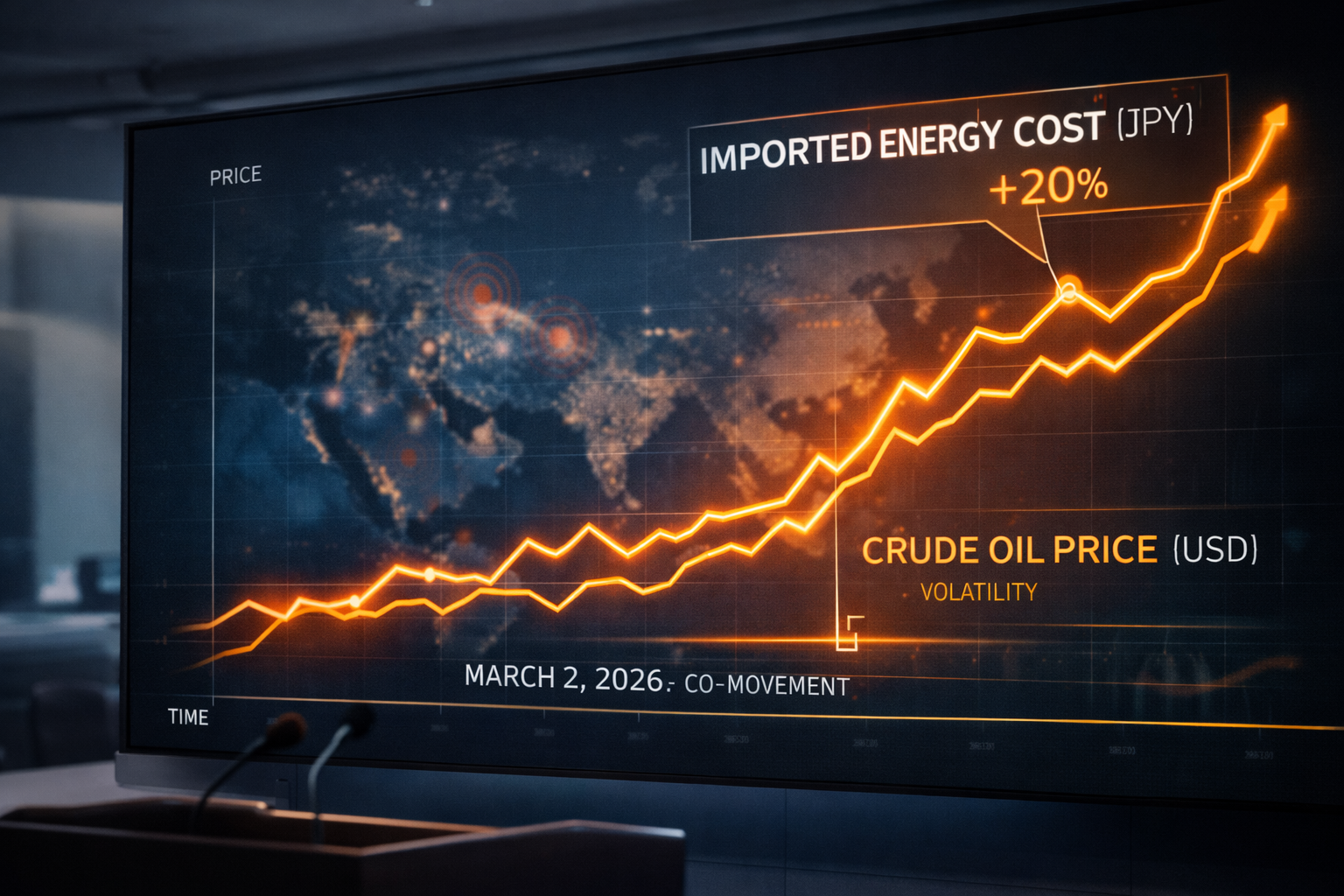 엔화 약세가 유가 비용 상승을 촉진 엔화 약세가 유가 비용 상승을 촉진