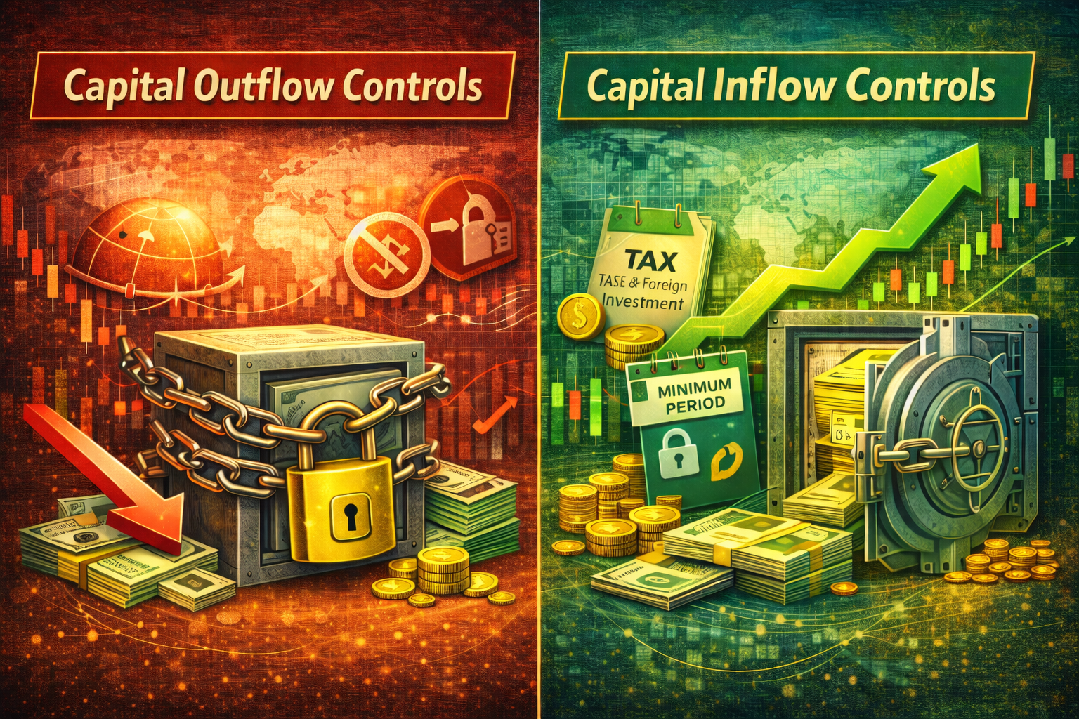 Capital Control Inflow vs Outflow.