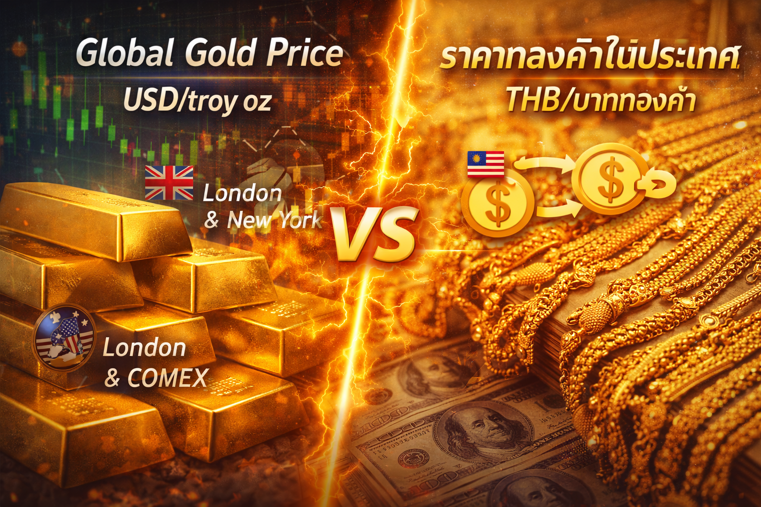 ราคาทองคำโลก