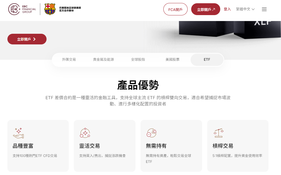 美股券商推薦（產品類型）