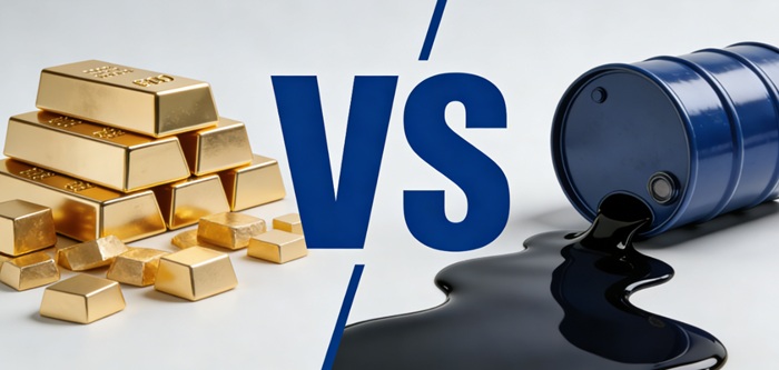 黄金 vs 原油