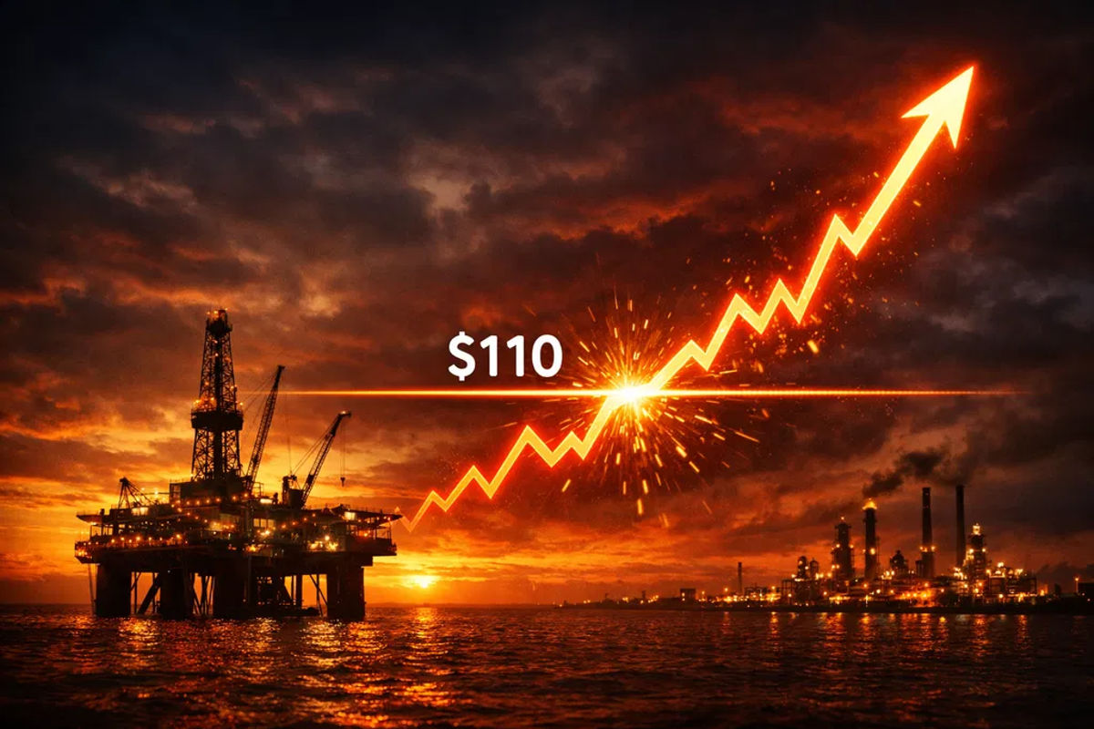 Harga Minyak Menembus $110 Harga Minyak Menembus $110