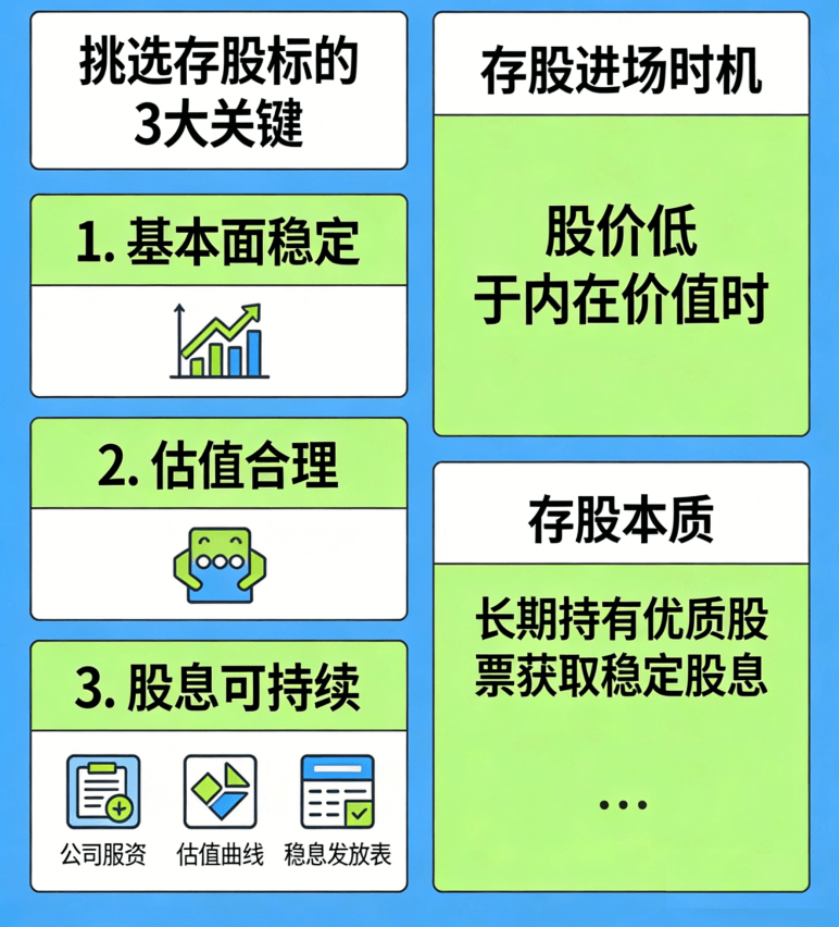 存股挑选与进场时机
