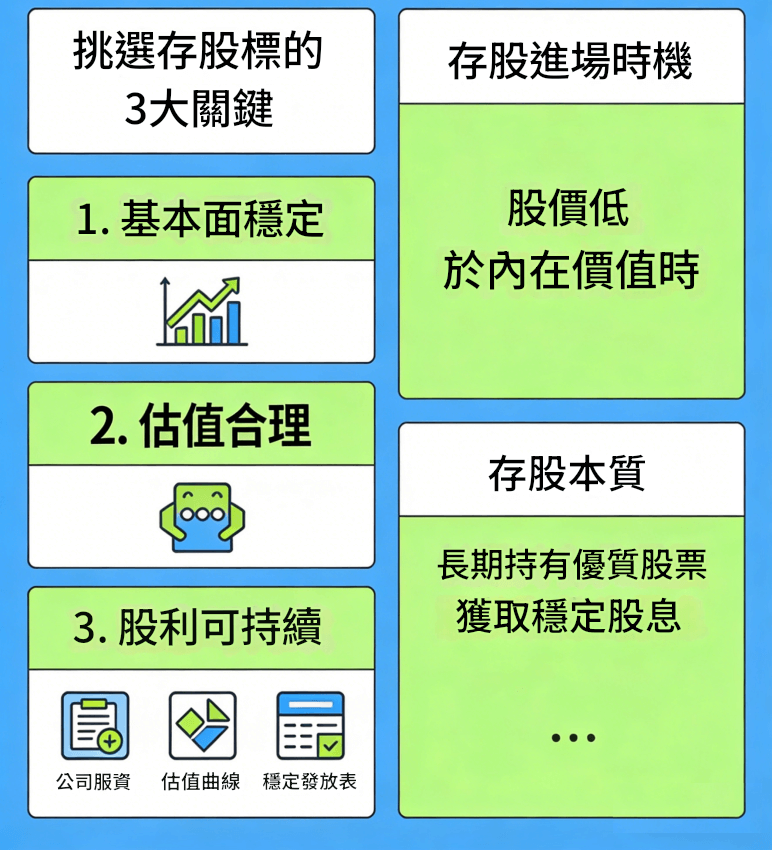 存股挑選與進場時機