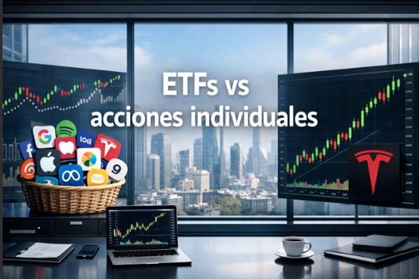 ETFs vs acciones individuales, ¿cuál conviene más en 2026?