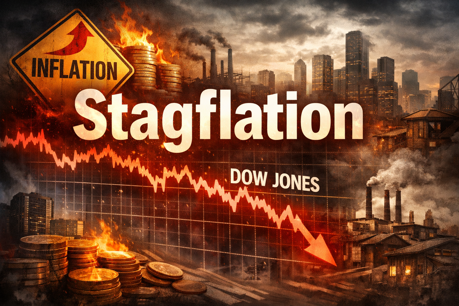 Stagflation คืออะไร? ทำไมตลาดกังวลหลัง Dow Jones ปิดลบ?