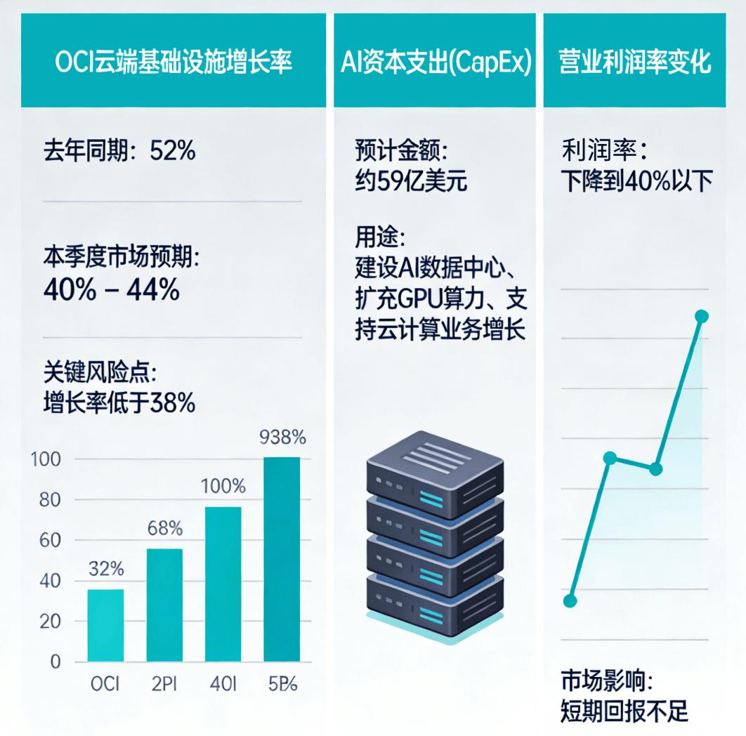 甲骨文财报重点关注的三个关键指标