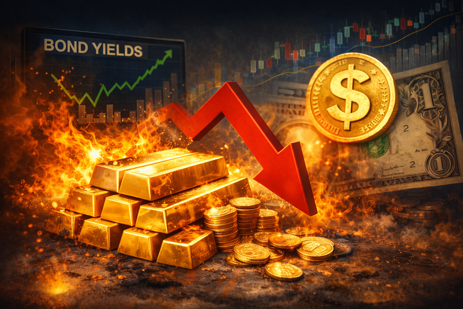 ราคาน้ำมันพุ่ง ทองคำถูกแรงขายกดดัน