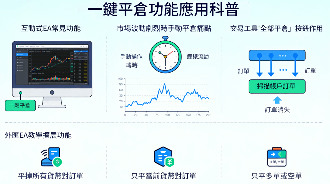 外匯EA教學（互動式EA）一鍵平倉功能
