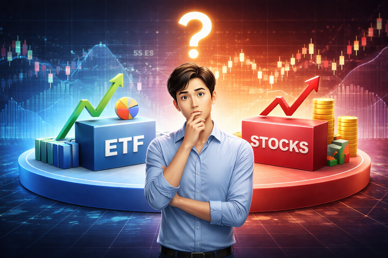 ETF กับ หุ้น นักลงทุนเลือกไม่ถูก