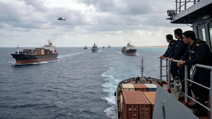 紅海やホルムズ海峡では緊張が続いており、海運株が上昇