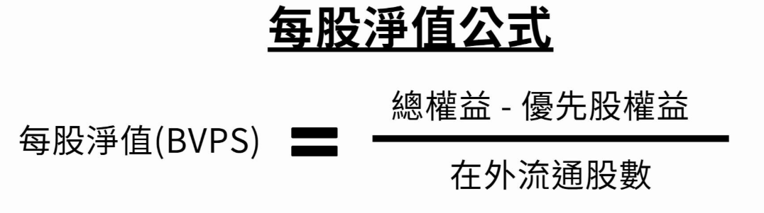 每股淨值計算公式