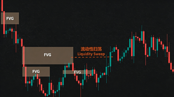 公允价值缺口图表趋势