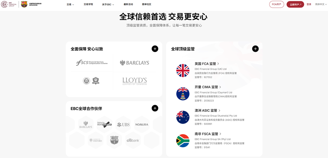 EBC金融集团交易保障 EBC金融集团交易保障