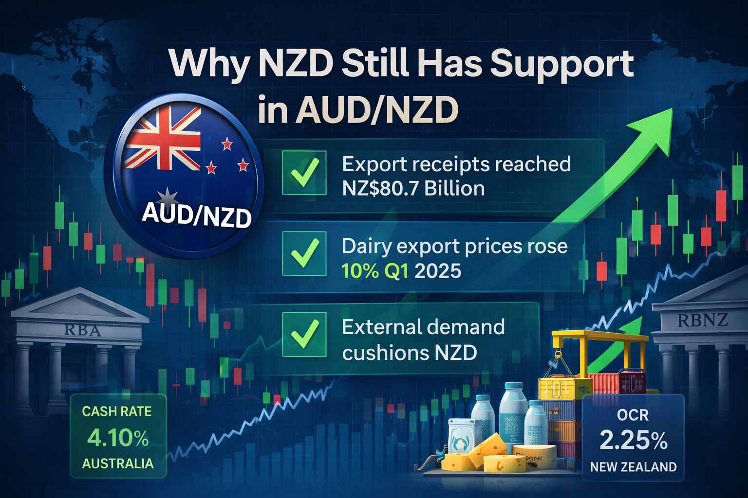 Why New Zealand Dollar Has Support In AUD-NZD