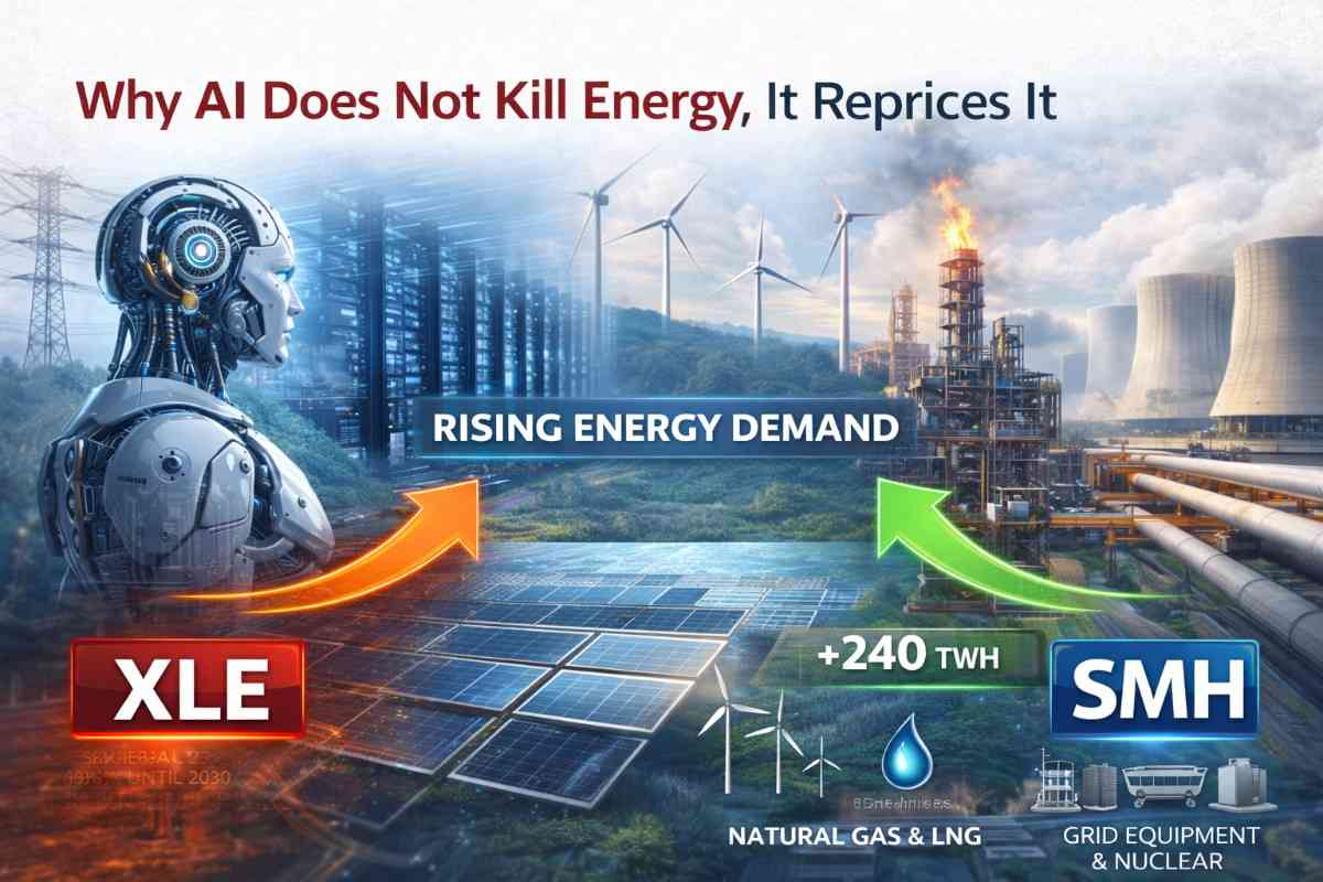 XLE مقابل SMH XLE مقابل SMH