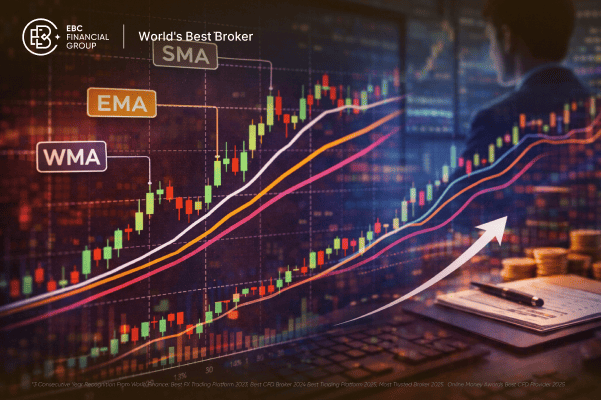 Médias móveis: SMA, EMA e WMA no trading