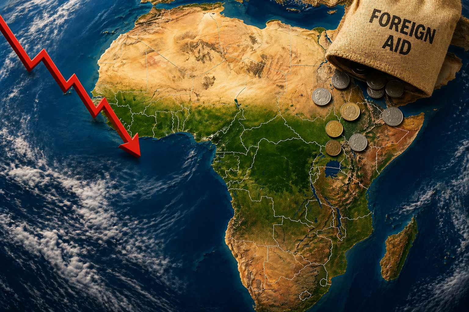 Africa Lost 28 Percent Foreign Aid