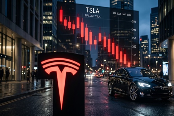 Acciones de Tesla caen ante la incertidumbre trimestral