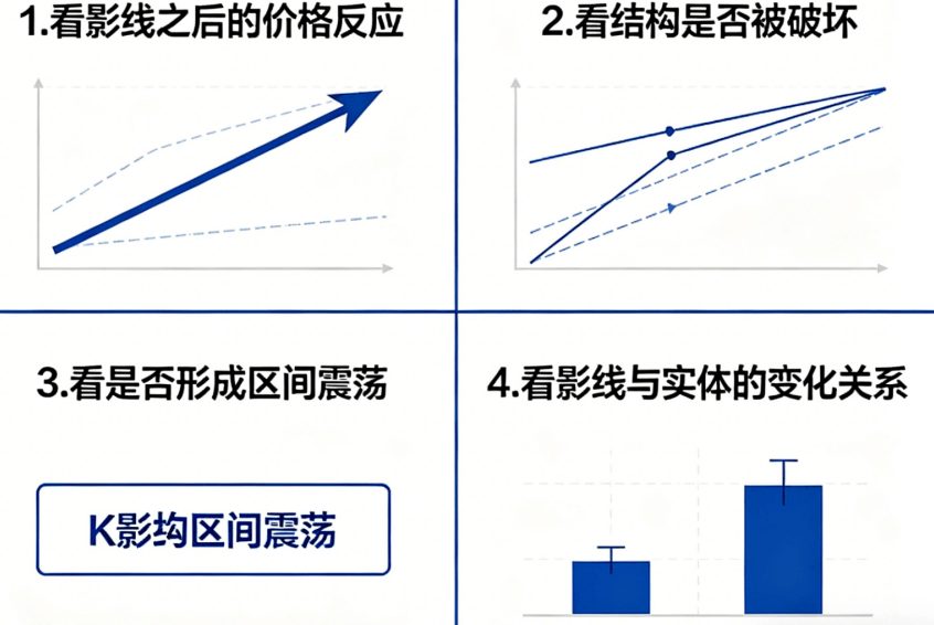 上下影线交错反转识别持续趋势
