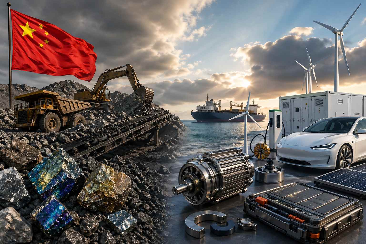 تجميد الصين للفلزات الأرضية النادرة