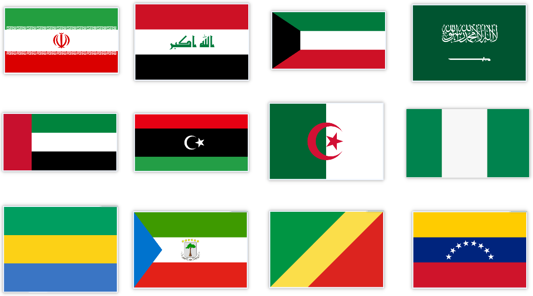 OPEC会员国（含阿联酋）