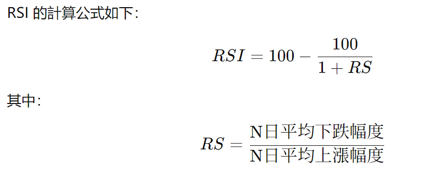 RSI公式 RSI公式