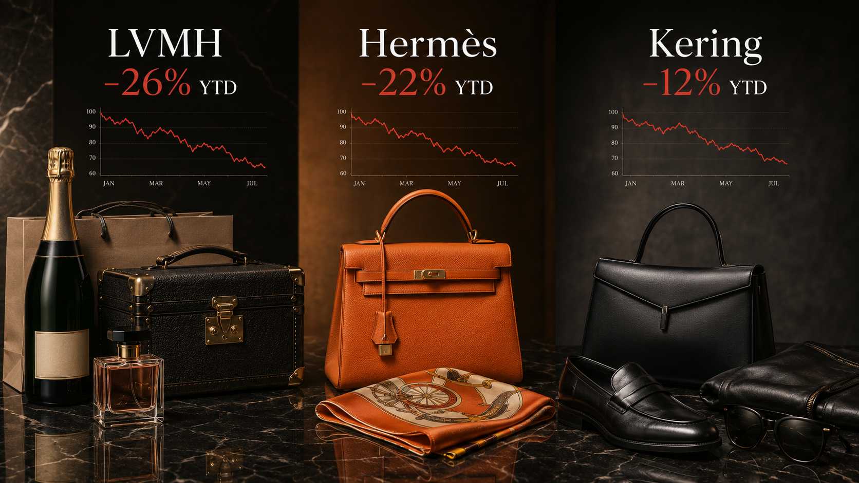 CAC 40 Luxury Stocks Under Pressure