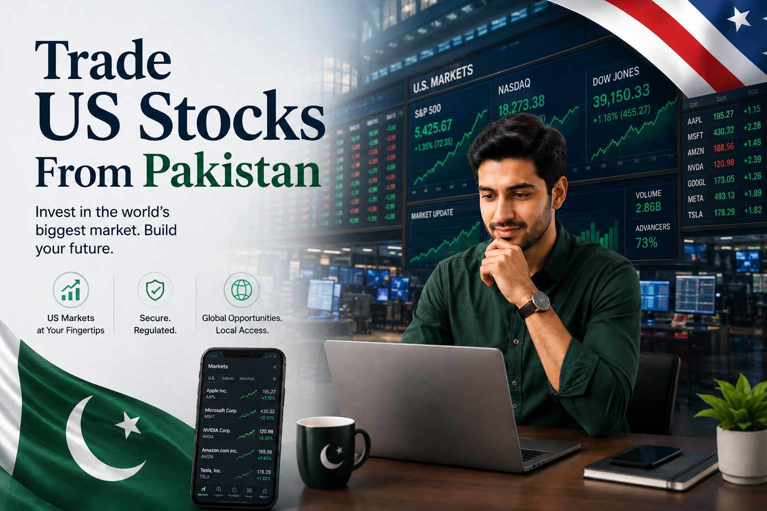 How to Trade US Stocks in Pakistan