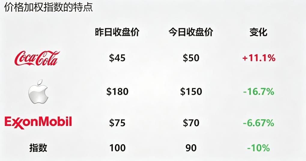 加权指数（价格加权指数）