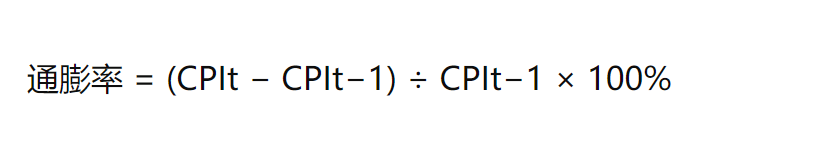 CPI计算(通胀率) CPI计算(通胀率)