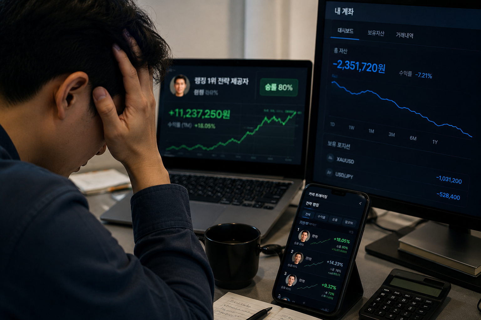 카피 트레이딩 문제점 카피 트레이딩 문제점