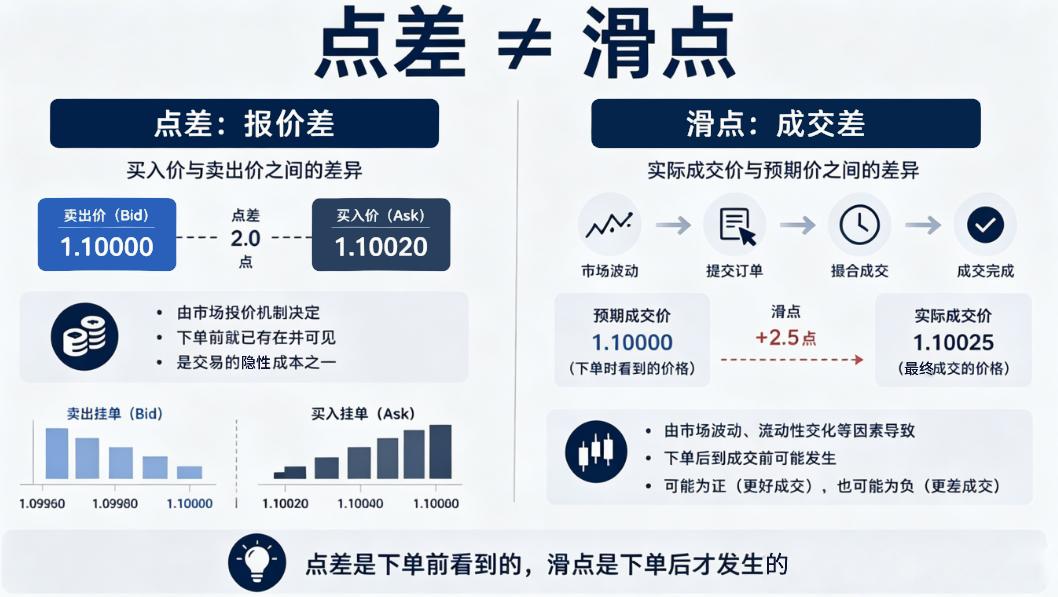价差合约(点差与滑点) 价差合约(点差与滑点)