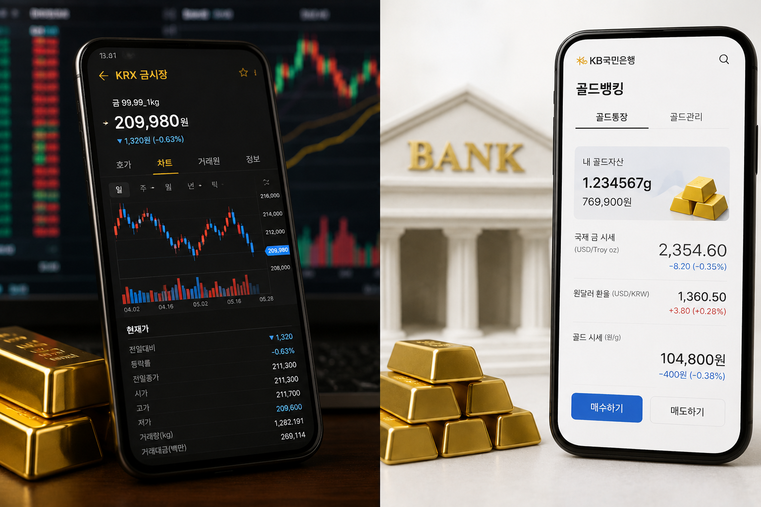 KRX와 골드뱅킹 KRX와 골드뱅킹
