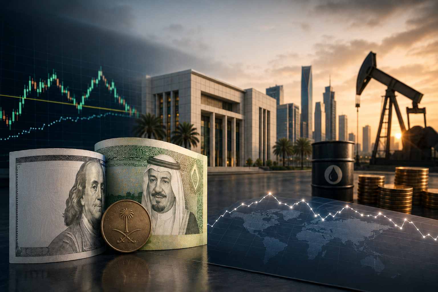 O rial saudita The Saudi Riyal