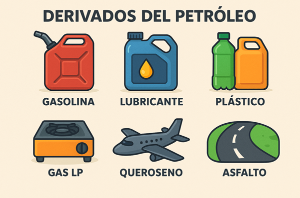 Dibujos de derivados del petróleo Dibujos de derivados del petróleo