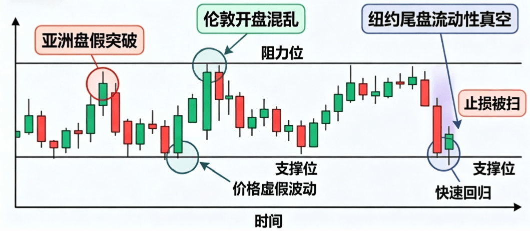 外汇时间陷阱示意图