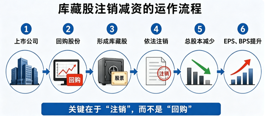 库藏股注销减资的运作流程