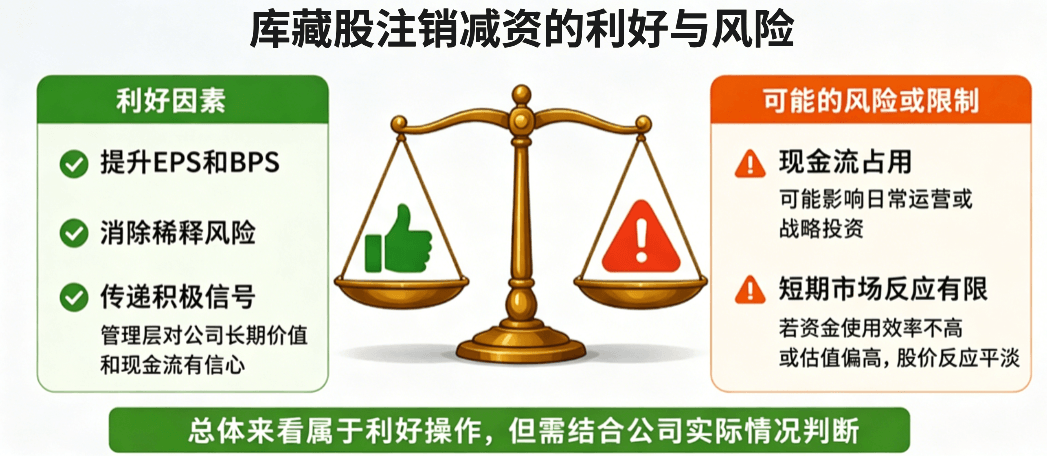 库藏股注销减资的利好与风险