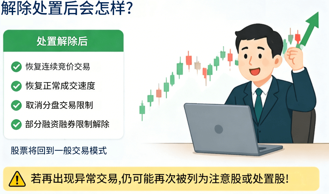 处置股解除后的情况