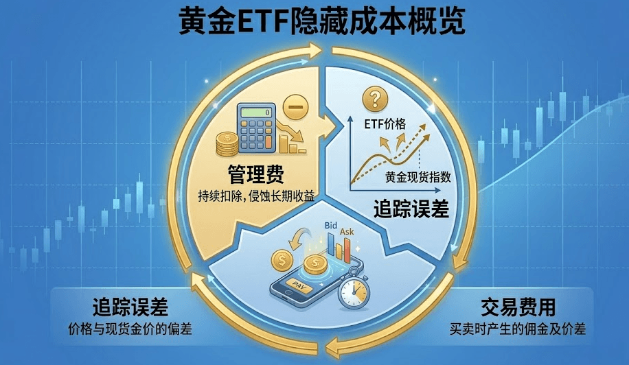 黄金ETF手续费隐藏成本 黄金ETF手续费隐藏成本