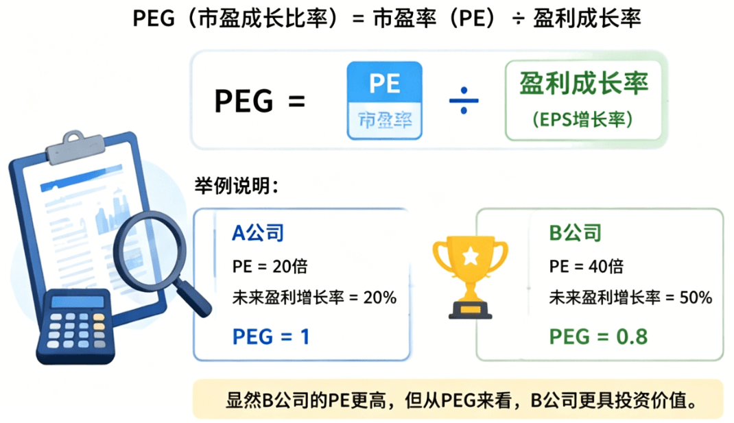 PEG计算公式 PEG计算公式