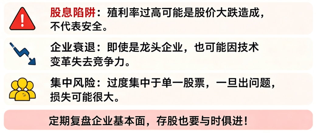 存股的风险与注意事项 存股的风险与注意事项