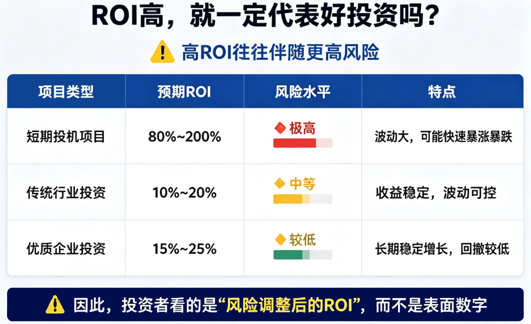 ROI高就一定代表好投资吗 ROI高就一定代表好投资吗
