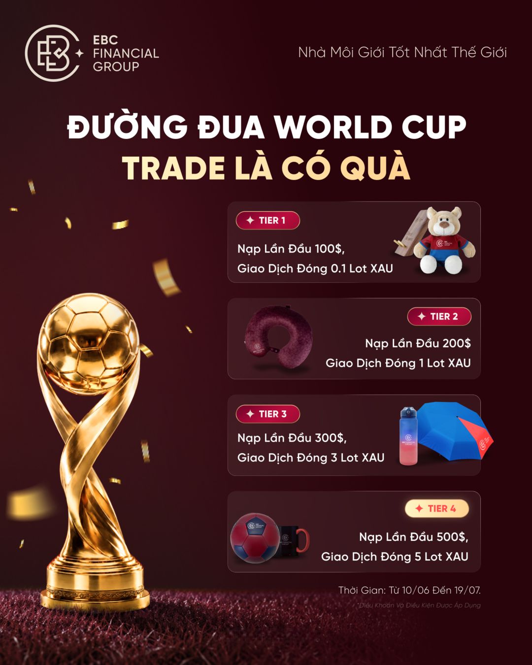 Đường đua World Cup, Trade là có quà