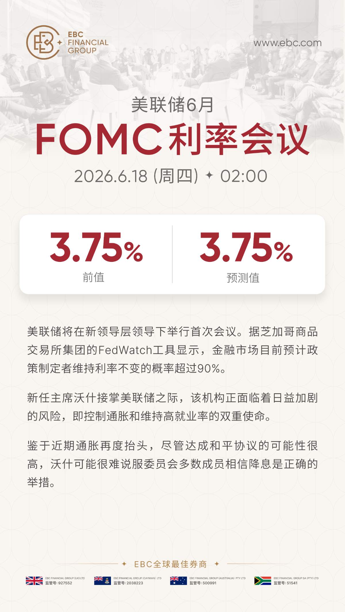 美联储6月利率会议