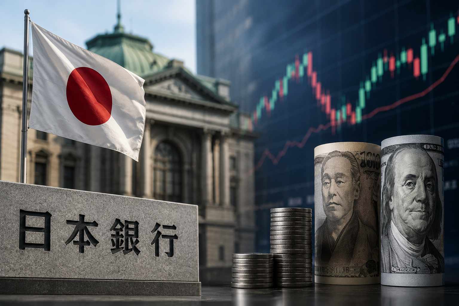 BOJ повышает процентные ставки до одного процента BOJ повышает процентные ставки до одного процента