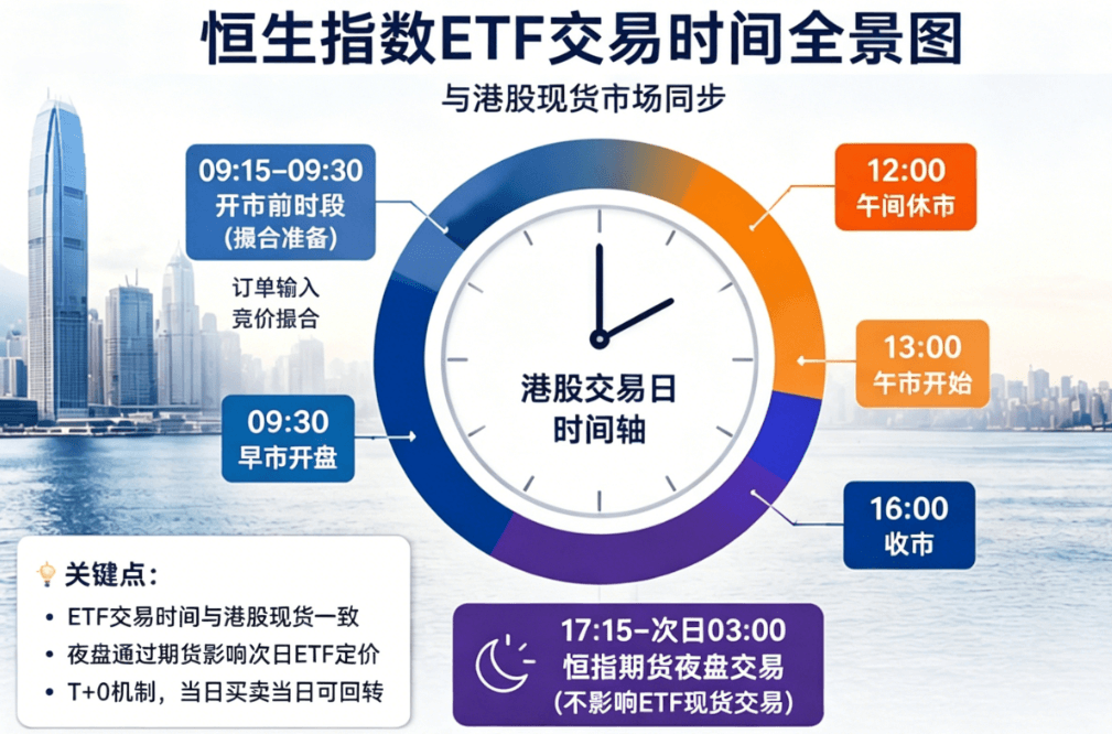 恒生指数ETF交易时间