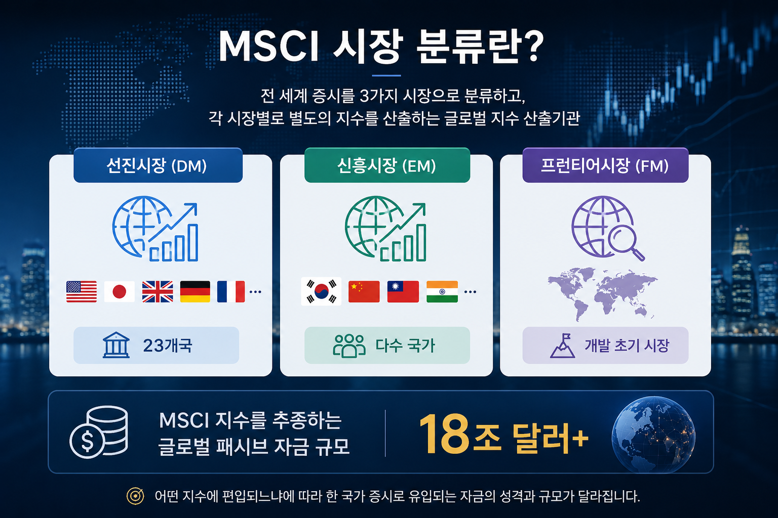 MSCI 시장 분류 현황